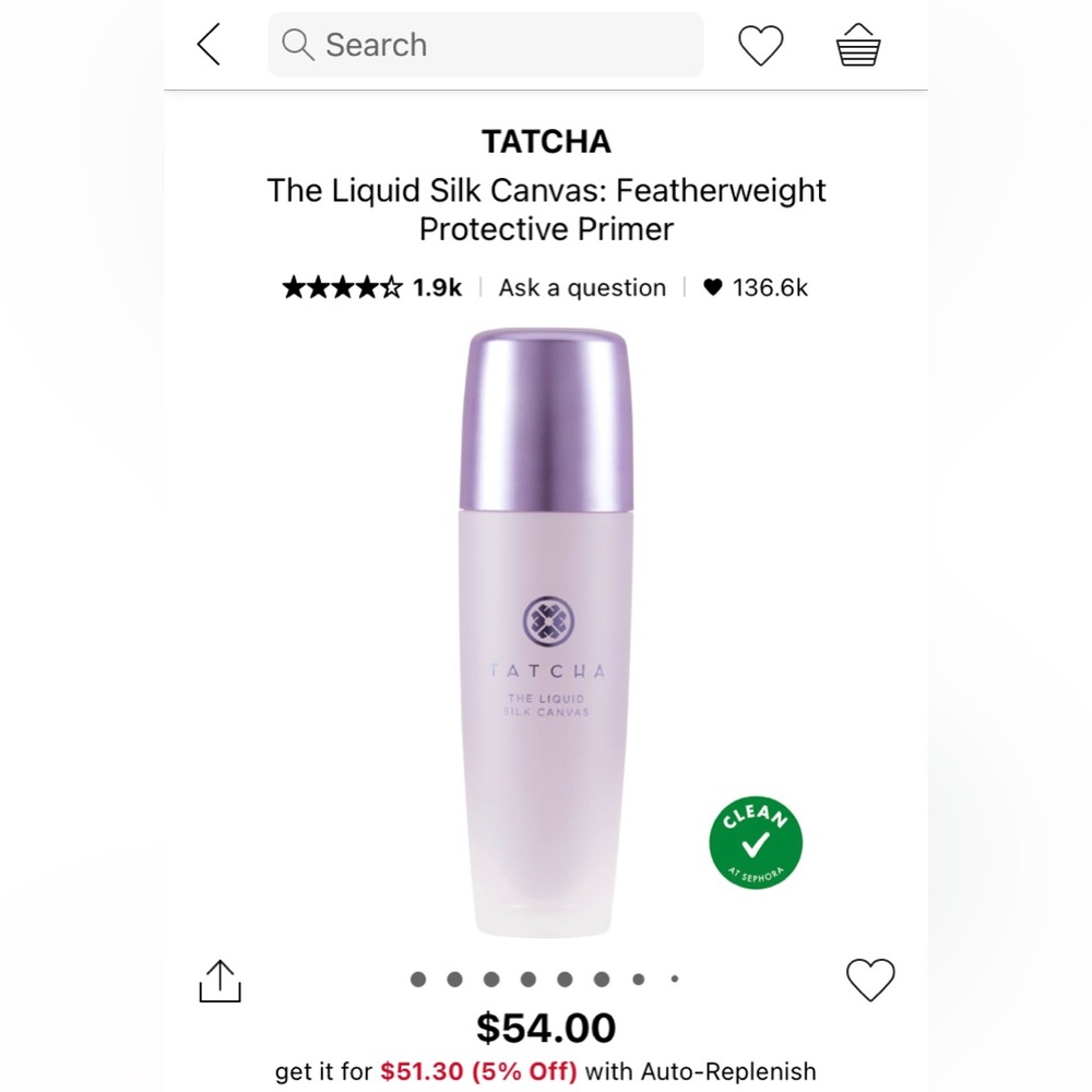 NWT Tatcha The Liquid Silk Canvas!
